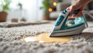 Kerzenwachs aus dem Teppich entfernen: Der Bügeleisen-Trick aus Omas Zeiten
