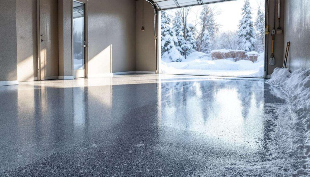 Garagenboden streichen im Winter: Epoxidharz funktioniert auch bei niedrigen Temperaturen