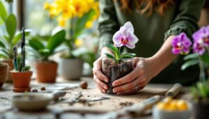 Orchideen umtopfen: Warum transparente Töpfe besser sind als normale Übertöpfe