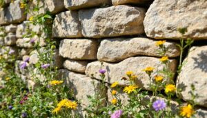 Trockenmauer bauen: Warum die Fugen der beste Lebensraum für seltene Wildbienen sind