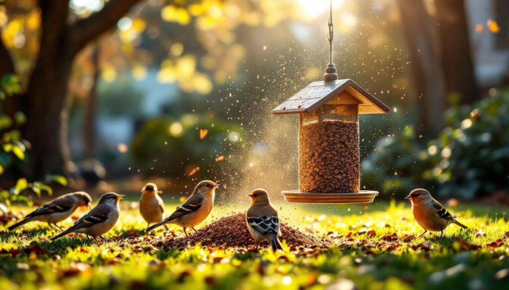 Warum Gärtner jetzt Kaffeesatz auf Vogelfutterstellen streuen