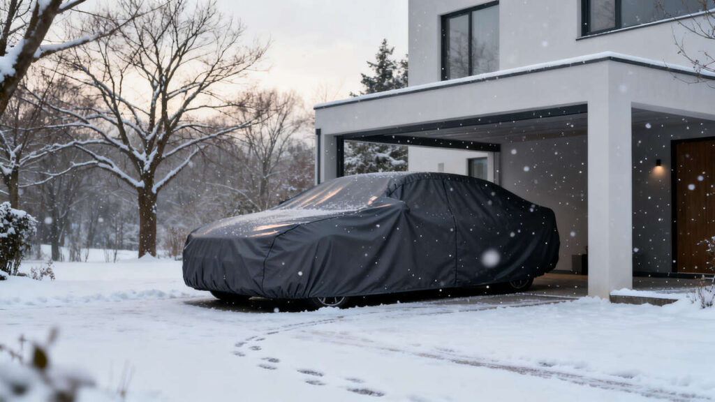 Wie schließt man einen Carport für den Winter?
