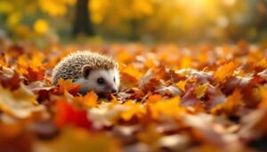 Laub im Herbst liegen lassen: Warum der Igel es Ihnen danken wird