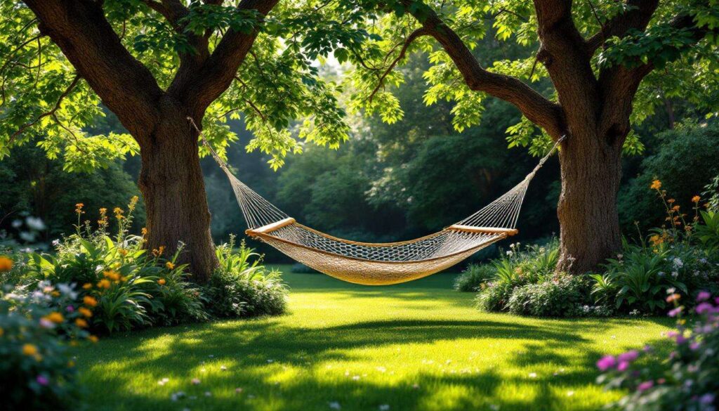 Hängematten-Platz im Garten: Warum zwei starke Bäume besser sind als jedes Gestell
