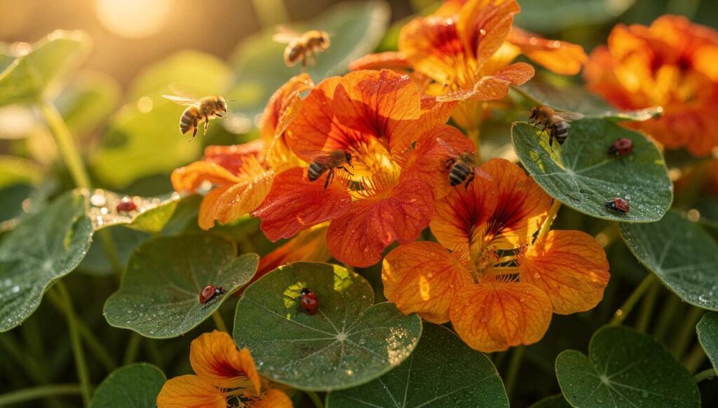 Kapuzinerkresse aussäen: Warum diese Blume der beste natürliche Blattlausfänger ist
